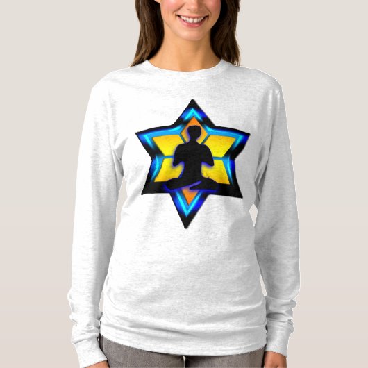 Jewish Yoga T-shirt (Voorkant)