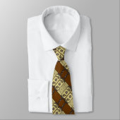 JewishTorah Scrolls Design Man Necktie Stropdas (Gebonden)
