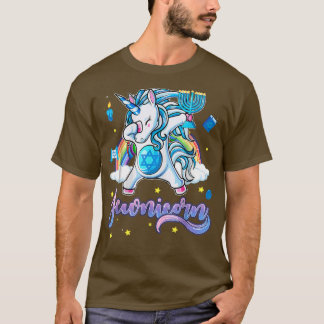 Jewnicorn Funny Hanukkah Unicorn Pajamas T-Shirt