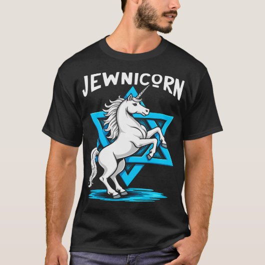 Jewnicorn Funny Jewish T-shirt (Voorkant)