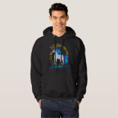 Jewnicorn Jewish Unicorn Chanukah Hanukkah Jew Hoodie (Voorkant volledig)