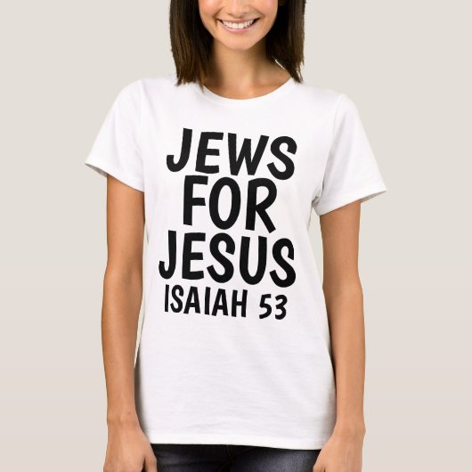 JEWS FOR JESUS T-shirts, Messianic T-shirt (Voorkant)