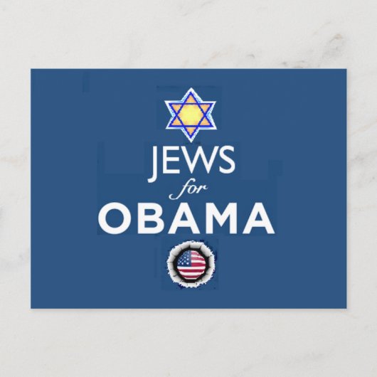 JEWS OBAMA-Briefkaart Briefkaart (Voorkant)