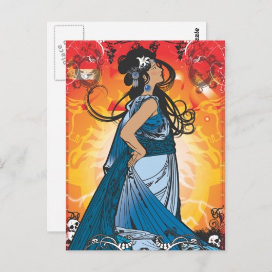 Jezebel Briefkaart (Voorkant / Achterkant)