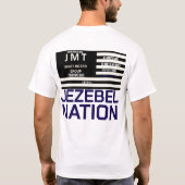 JEZEBEL NATION Basis T-shirt donker (Achterkant)