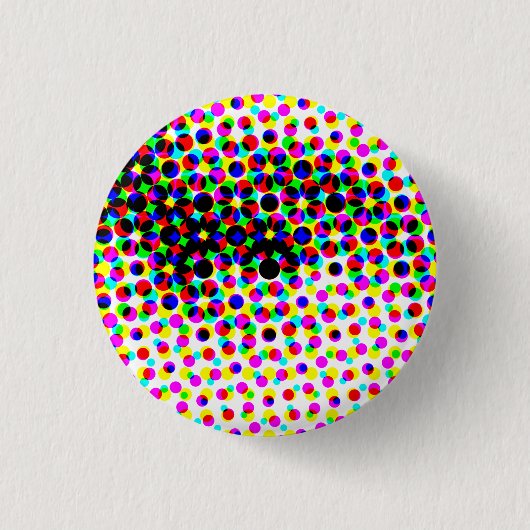 Jezebel-ogen Ronde Button 3,2 Cm (Voorkant)