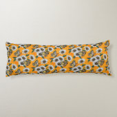 Jezebelvlinders en daisy bloemen lichaamskussen (Achterkant)