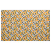 Jezebelvlinders en daisy bloemen stof (Yard (91,4 cm))