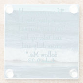 Jezelf ontkennen glazen onderzetter (Achterkant)