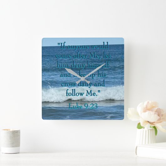 Jezelf ontkennen vierkante klok (Huis)