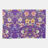 Jezelf opvrolijken met bloemen theedoek (Horizontaal)