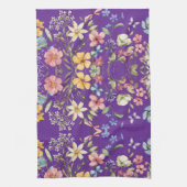 Jezelf opvrolijken met bloemen theedoek (Verticaal)