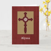 Jezuïet eer samenleving inductie gefeliciteerd, Cu Kaart (Gele Bloem)