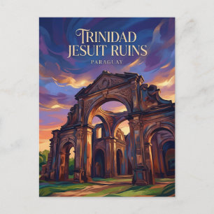 Jezuïetenruïnes van Trinidad Paraguay Briefkaart