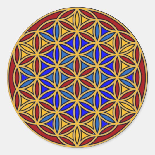 Jezus07 Ronde Sticker (Voorkant)