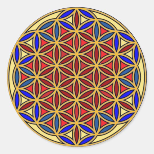 Jezus10 Ronde Sticker (Voorkant)