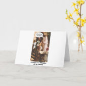 Jezus 1ste wonder als een zombie kaart (Gele Bloem)