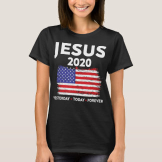 Jezus 2020 Verkiezingsbord Verenigde Staten vlag P T-shirt