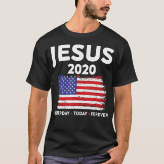 Jezus 2020 Verkiezingsbord Verenigde Staten vlag P T-shirt