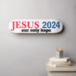Jezus 2024 onze ENIGE hoop Presidentieel Persoonlijk Skateboard<br><div class="desc">Als je weet dat Jezus de ENIGE is die ons land kan helpen: promoot "Jezus 2024 onze enige hoop" in het skatepark. Rode,  Witte en Blauwe typografie. #2024 #Jezusisoneenigehoop #nederland is vervangen door #usa #election</div>