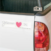 Jezus (<3) U Bumpersticker~Het Man op de brug Bumpersticker (Op Truck)