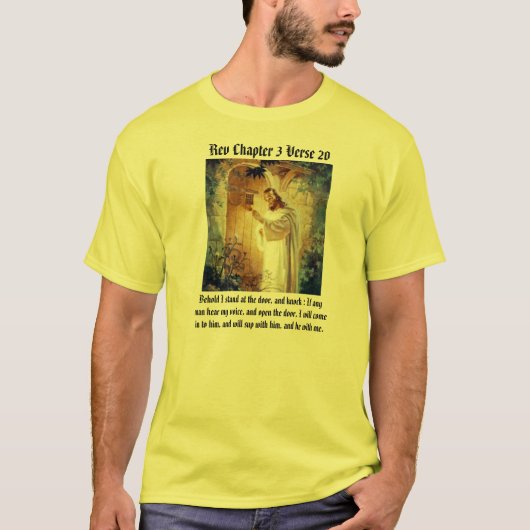 Jezus aan de deur T/shirt T-shirt (Voorkant)