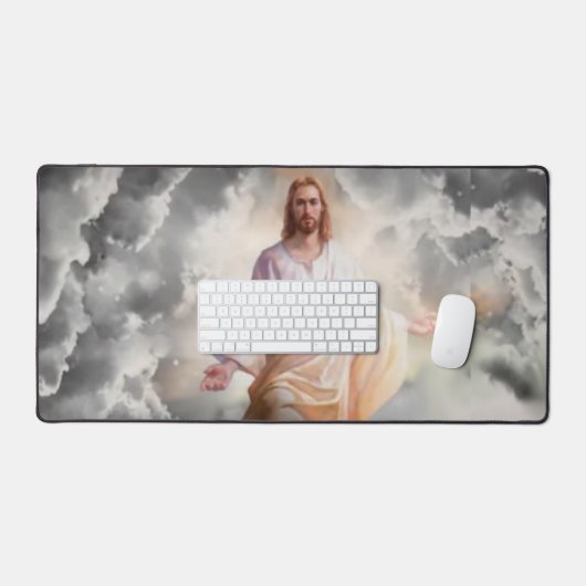 JEZUS aan de HEMEL Bureaumat (Keyboard & Muis)