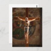 Jezus aan het kruis briefkaart (Voorkant / Achterkant)