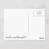 Jezus aan het kruis briefkaart (Achterkant)