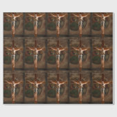 Jezus aan het kruis cadeaupapier (Vlak)