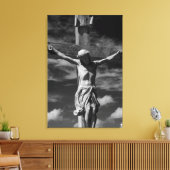 Jezus aan het kruis canvas afdruk (Insitu (Woonkamer))