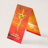 Jezus aan het kruis kaart (Voorkant)