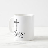 Jezus aan het kruis koffiemok (Voorkant links)