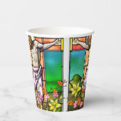 Jezus aan het kruis papieren bekers (Voorkant)