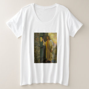Jezus aan je Vintage Grote Maat T-shirt