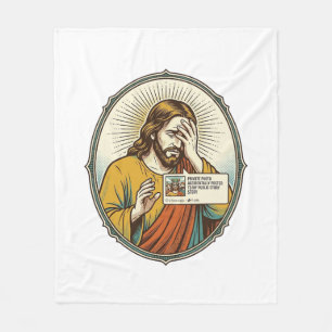 Jezus aan verhaal toegevoegd in plaats van directe fleece deken
