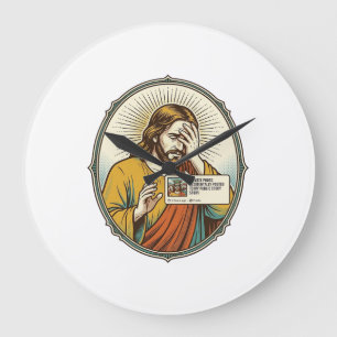 Jezus aan verhaal toegevoegd in plaats van directe grote klok