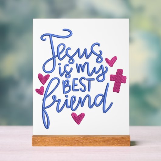 Jezus Acryl Bord (Neutraal)