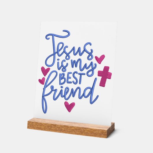 Jezus Acryl Bord (Hoek)