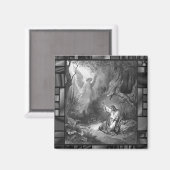 Jezus Agony in de tuin Religieuze Magnet (Voorkant / Achterkant)