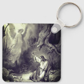 Jezus Agony in de tuin Sleutelhanger (Achterkant)