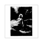 Jezus Agony in de tuin van Gethsemane Rubberstempel (Afrduk)