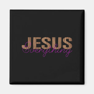 Jezus Alles wat Christelijk is Kruis God Geloof Bi Magneet