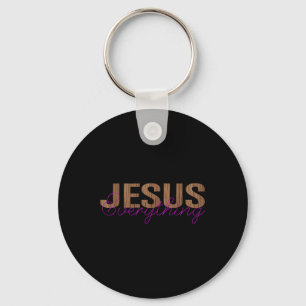 Jezus Alles wat Christelijk is Kruis God Geloof Bi Sleutelhanger