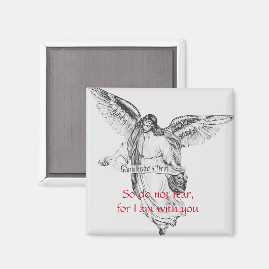 Jezus als engel magneet (Voorkant / Achterkant)
