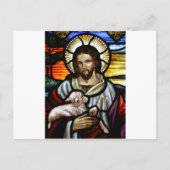Jezus als het portret Good Shepherd Briefkaart (Voorkant)