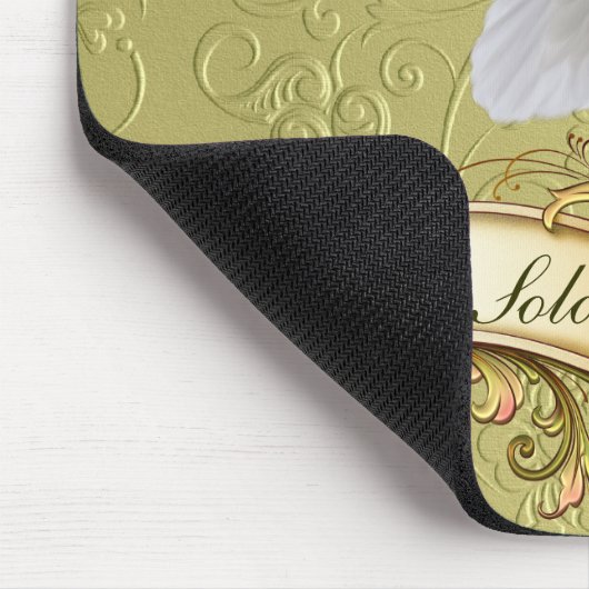 Jezus als het Roos van Sharon Mousepad Muismat (Hoek)