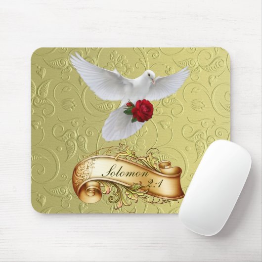 Jezus als het Roos van Sharon Mousepad Muismat (Met muis)