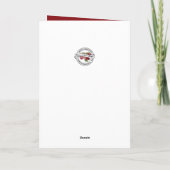 Jezus Angels kerstfeestkaartje Feestdagen Kaart (Achterkant)