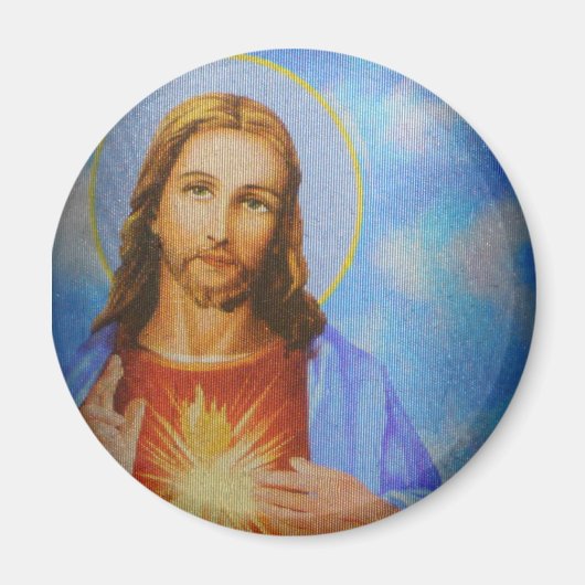 Jezus badges magneet (Voorkant)